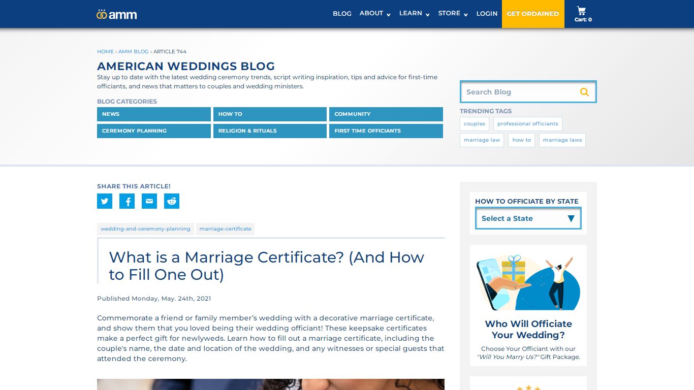 What is a Marriage Certificate? (And How to Fill One Out)
